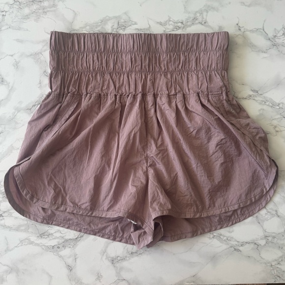 Free People The Way Home Short Small Pink Athletic Running Moonlight Mauve Med - Picture 7 of 7